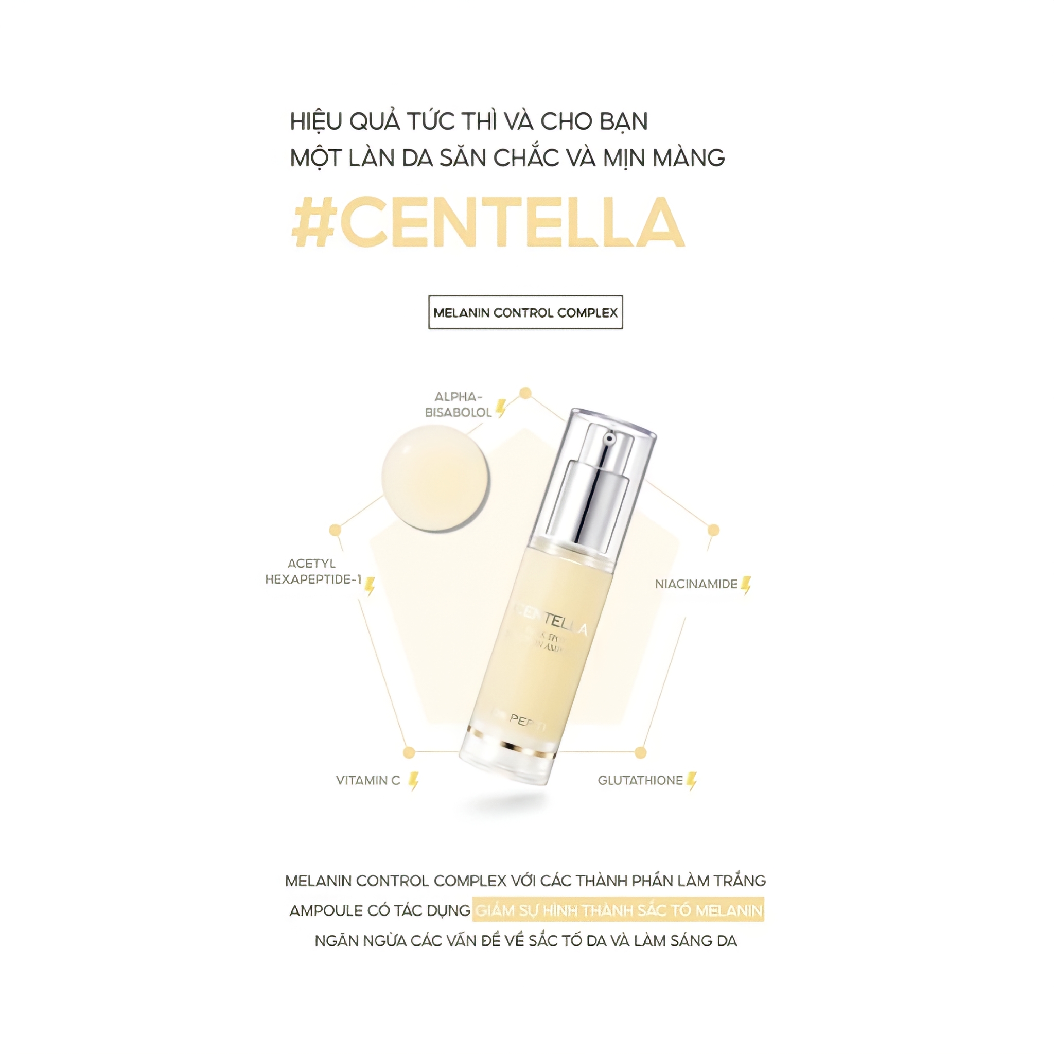 Serum Căng Bóng Dr.Pepti Centella Dark Spot Solution Ampoule (30ml) - Ảnh 3