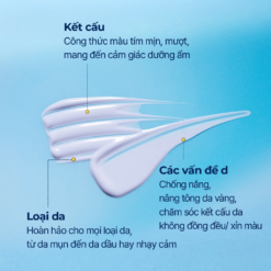 Kem chống nắng tím nâng tông hiệu chỉnh màu da Torriden Dive In Tone Up Sun Cream Purple SPF50+ PA++++ 60ml