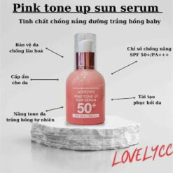 Serum chống nắng Lovely CC Pink tone up Sun serum ex SPF50+ PA+++ - Hộp 30g