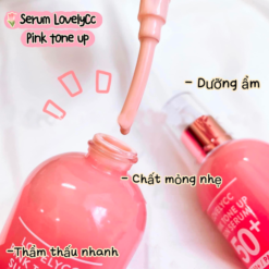 Serum chống nắng Lovely CC Pink tone up Sun serum ex SPF50+ PA+++ - Hộp 30g
