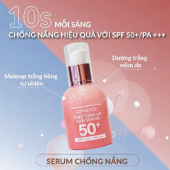 Serum chống nắng Lovely CC Pink tone up Sun serum ex SPF50+ PA+++ - Hộp 30g