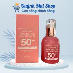 Serum chống nắng LovelyCC Pink tone up Sun serum ex SPF50+ PA+++ - Hộp 30g